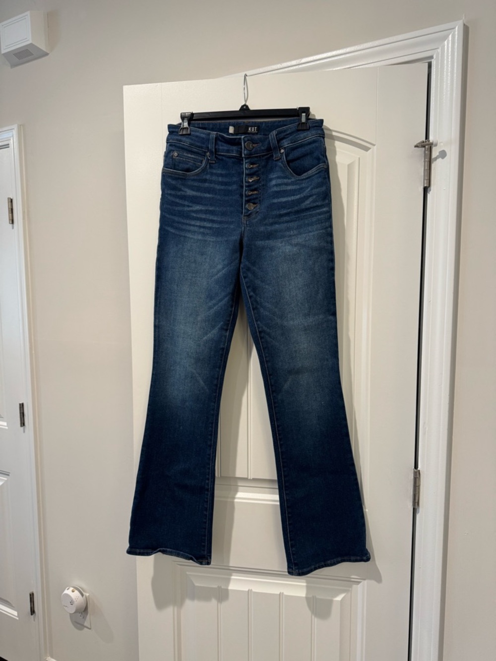 Kut from the Kloth Dark Natalie High-Rise Boot Cut Jeans